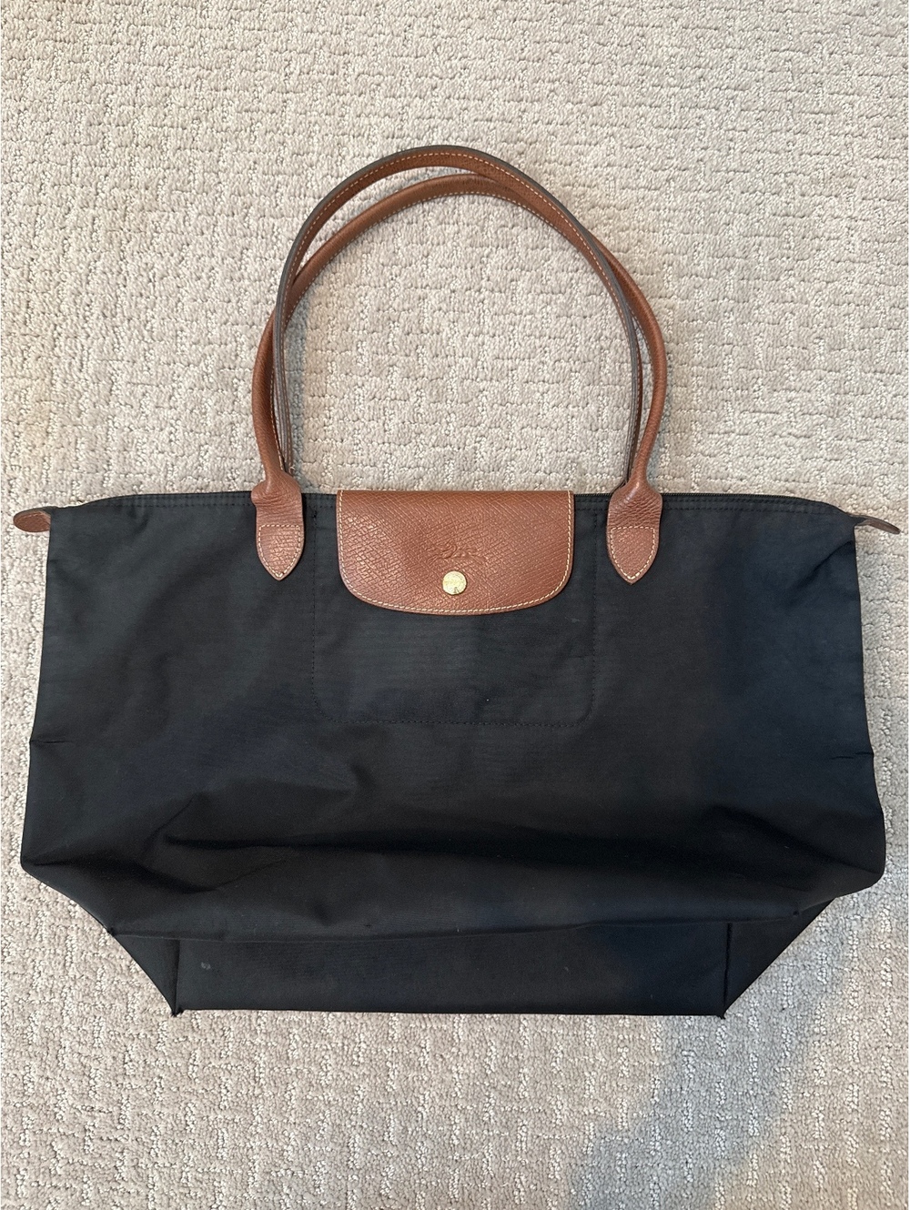 Longchamp Le Pliage Original Tote Medium Black